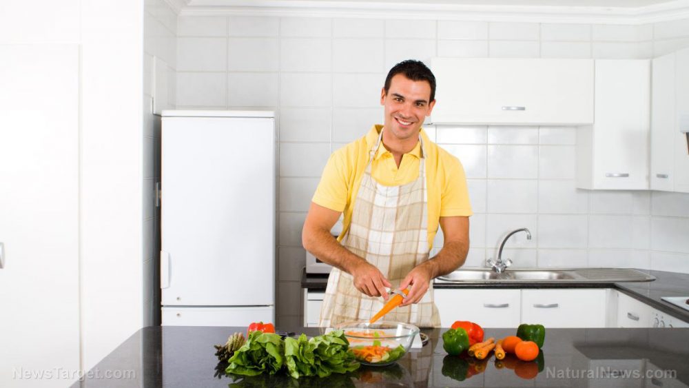 Chop your own vegetables: Cutting them just before eating releases enzymes that aid digestion