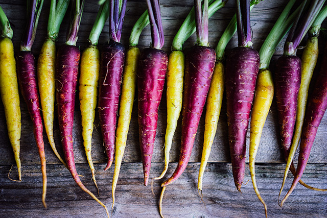 Health benefits of purple carrots