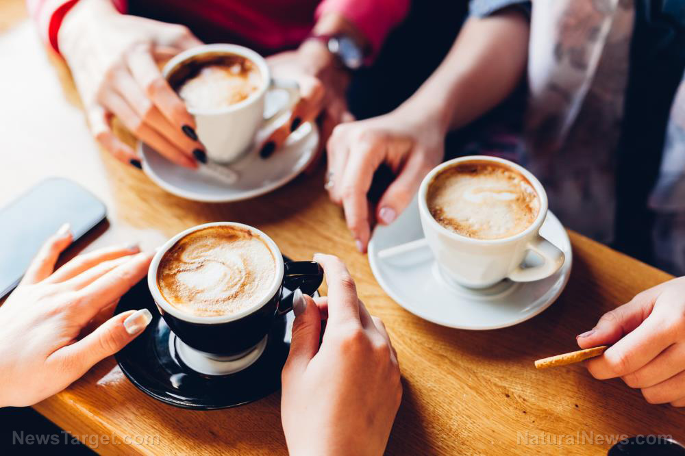 People who drink moderate amounts of coffee each day have a lower risk of death from disease