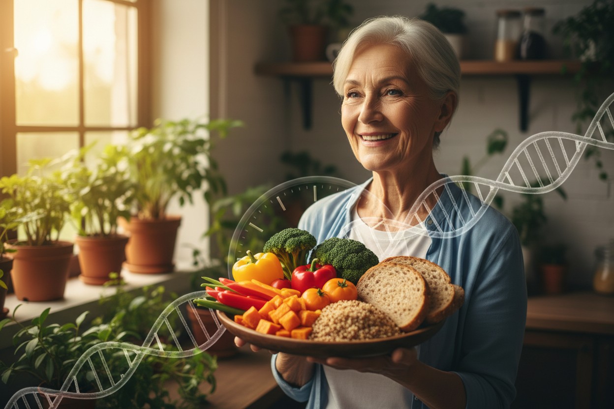 Study: Plant-based, high-carbohydrate diet linked to 4-year reduction in biological age in older adults