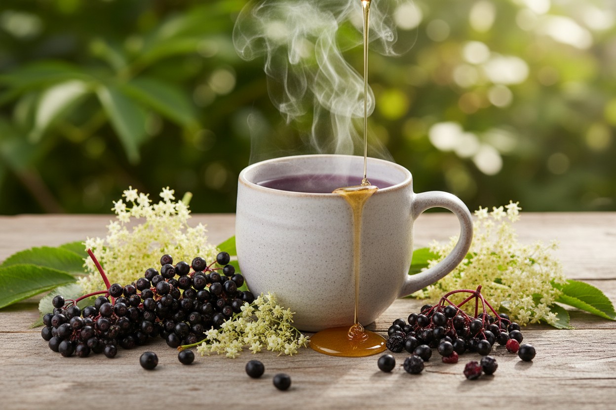 Study Shows What Happens to Your Body When You Drink Elderberry Tea