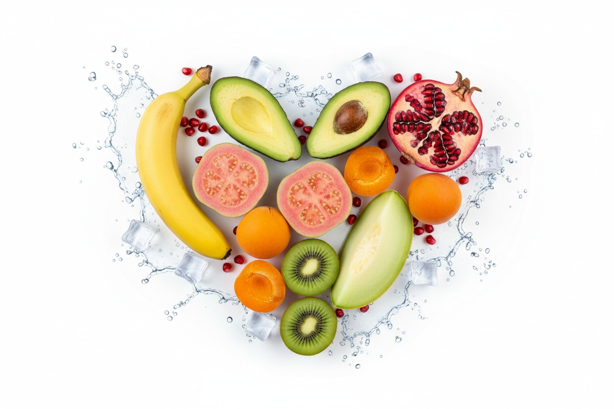 Seven Fruit Sources of Potassium Cited for Blood Pressure Support in New Health Report