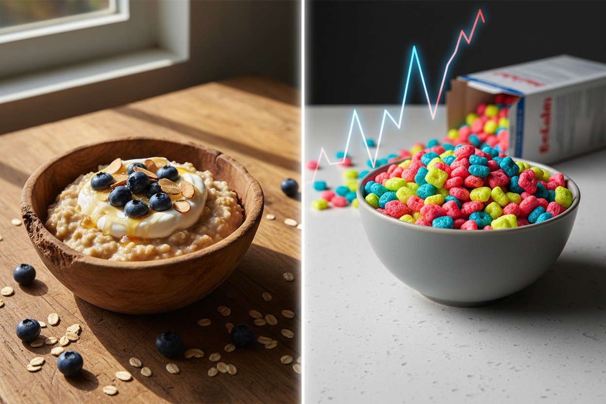 Oatmeal and Cereal Both Affect Blood Sugar, but Processing and Fiber Drive the Difference, Researchers Say
